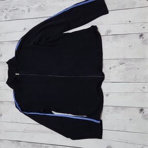 Talbots Large Navy Blue Zip up jacket